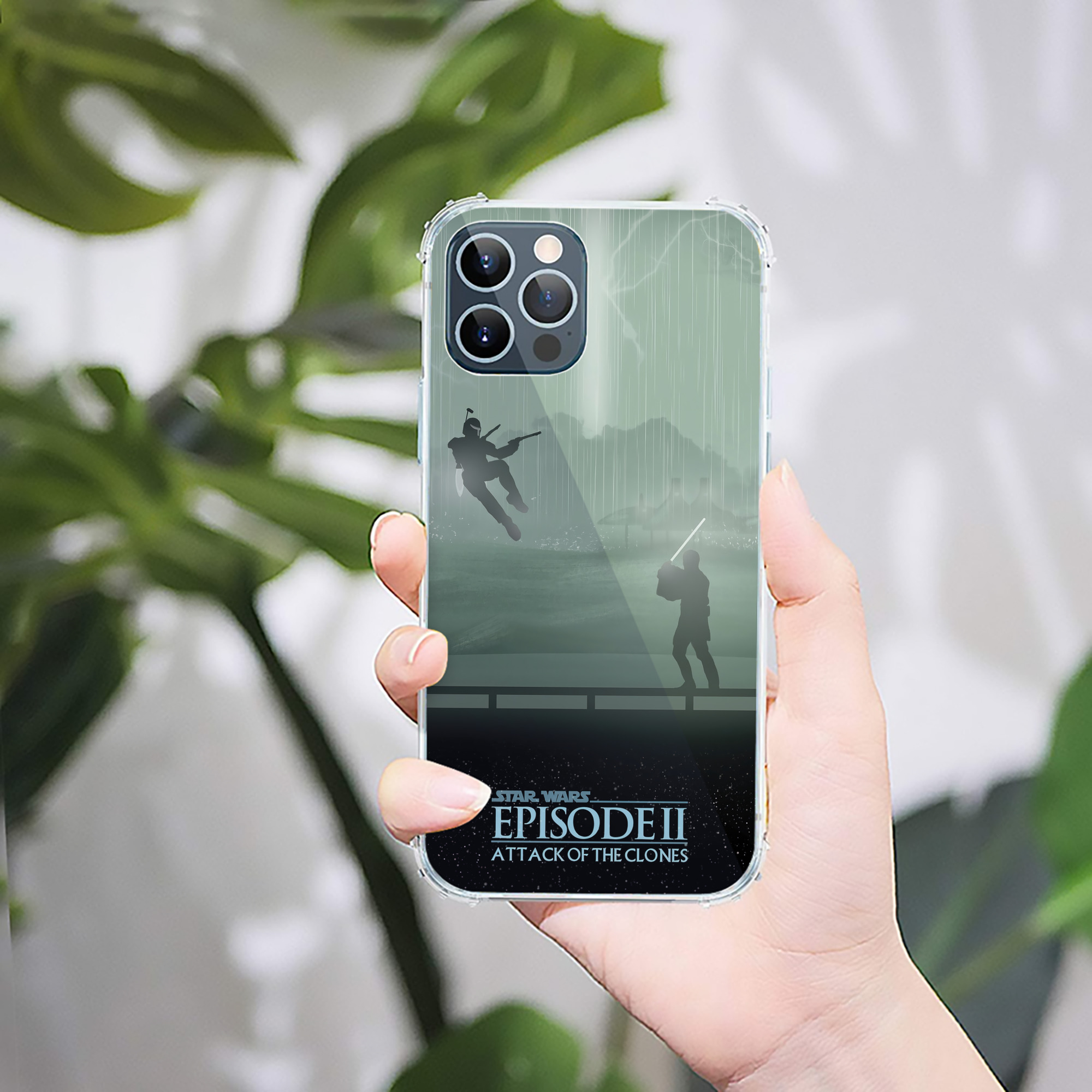 （画像用） スター・ウォーズ Star Wars 【iPhone 12シリーズ対応】透明スマホケース（クリアソフトケース）